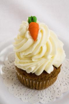 Carrot Cupcakes with Cream Cheese Frosting